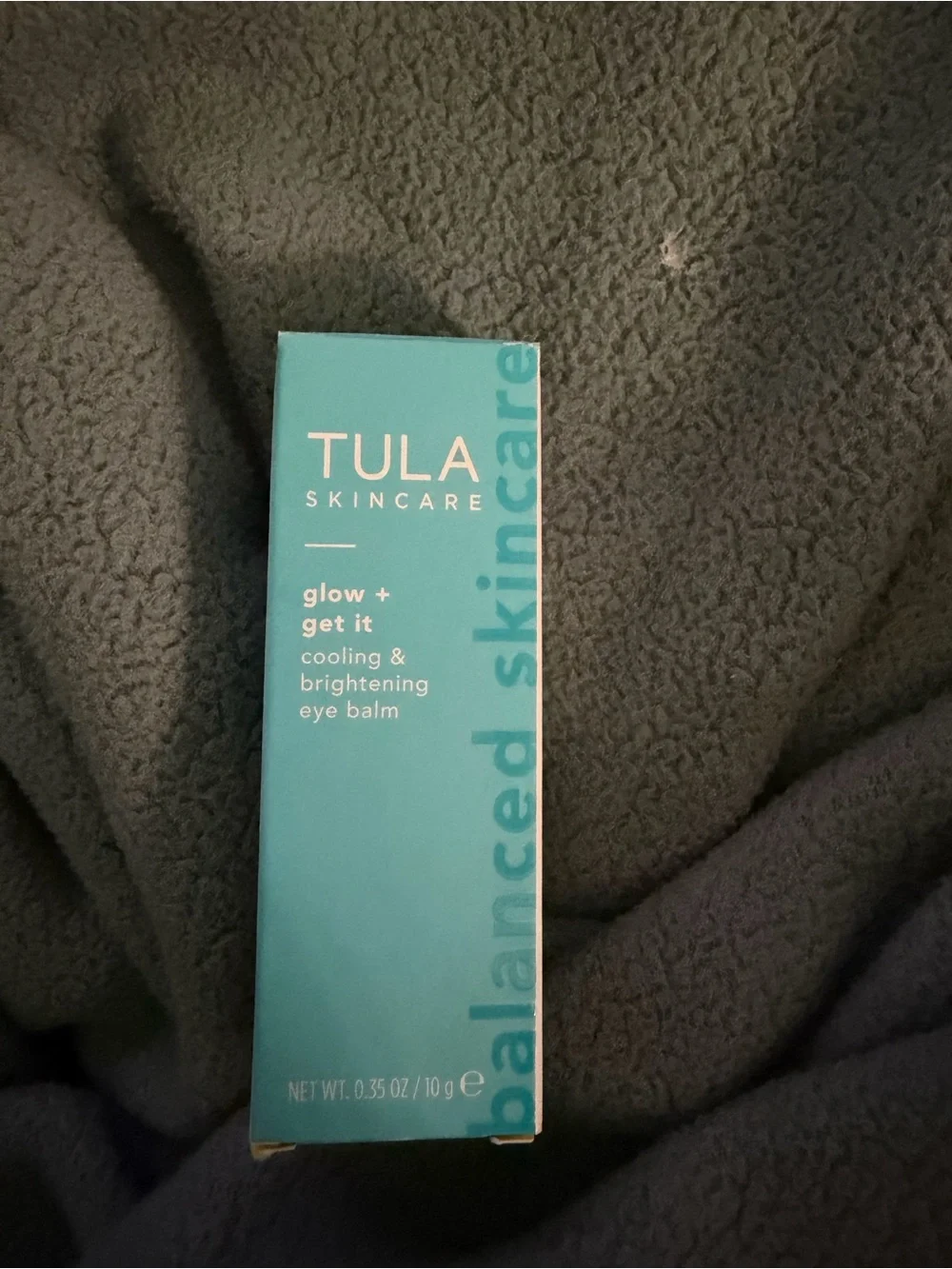 Tula Glow & Get It Cooling & Brightening Eye Balm — Aqua